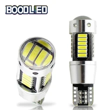 Лампа W5W T10 светодиодный 4014 30 SMD линзы 194 168 светодиодный Canbus без ошибок Автомобильный светодиодный светильник светлый купол светильник DC 12V С...