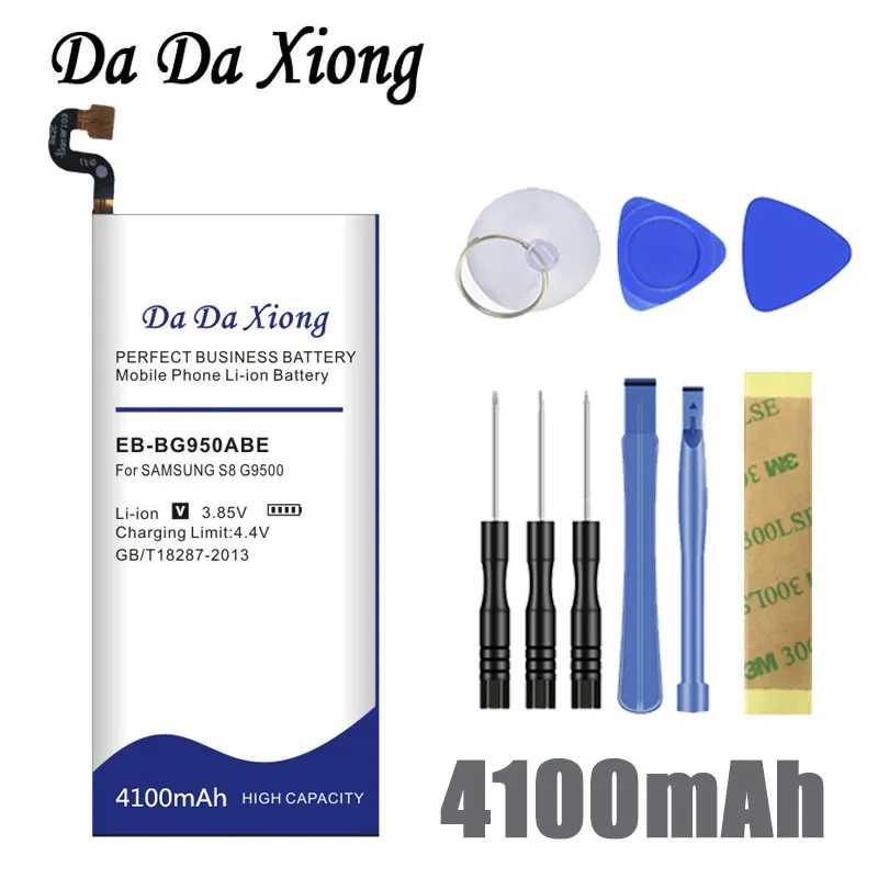 

Da Da Xiong 4100mAh EB-BG950ABE Battery for Samsung GALAXY S8 SM-G9508 G9508 G9500 G950U SM-G G9500