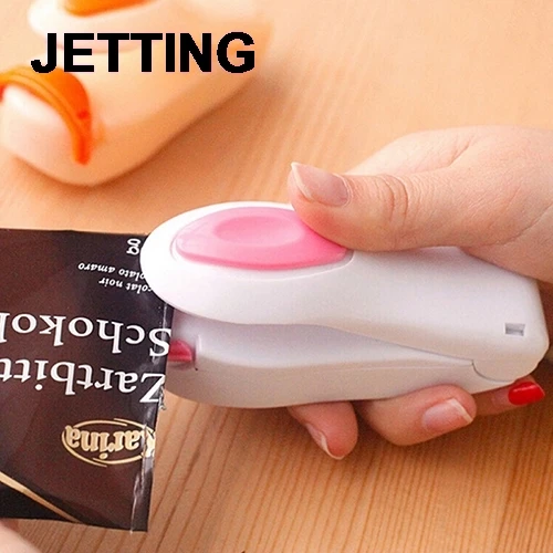 

1Pcs High Quality Portable Mini Home Heat Sealing Machine Seal Packing Plastic Bag Sealer 5 Colors