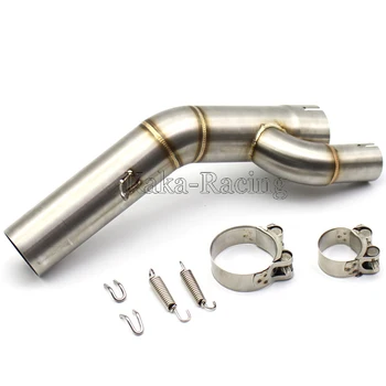 

Motorcycle slip-on Exhaust adapter Middle Connect Link Pipe MID tube for 51mm Exhaust Muffler for BMW S1000R S1000RR 2017 2018