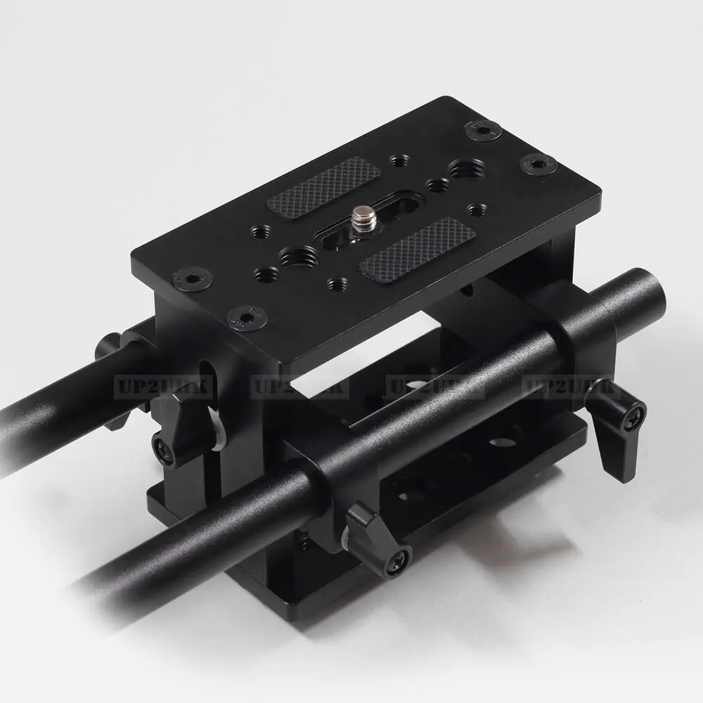 

Tripod Mount 15mm Rod Support Cheese Base Plate fr Rail DSLR Rig Follow Focus V3