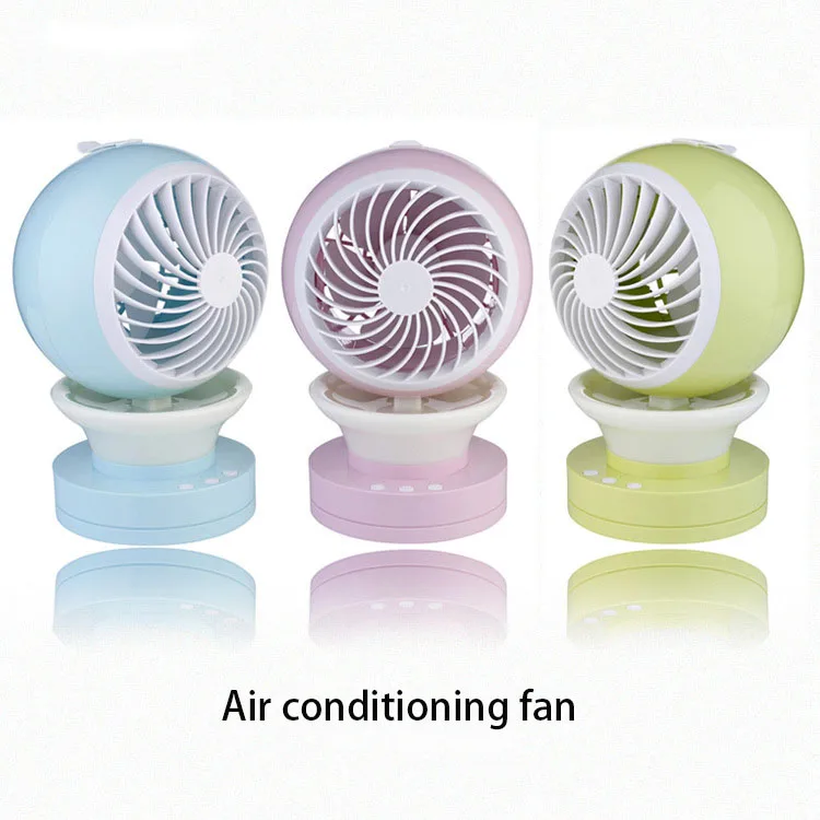 Air conditioning cooling fan USB mini charging spray aromatherapy