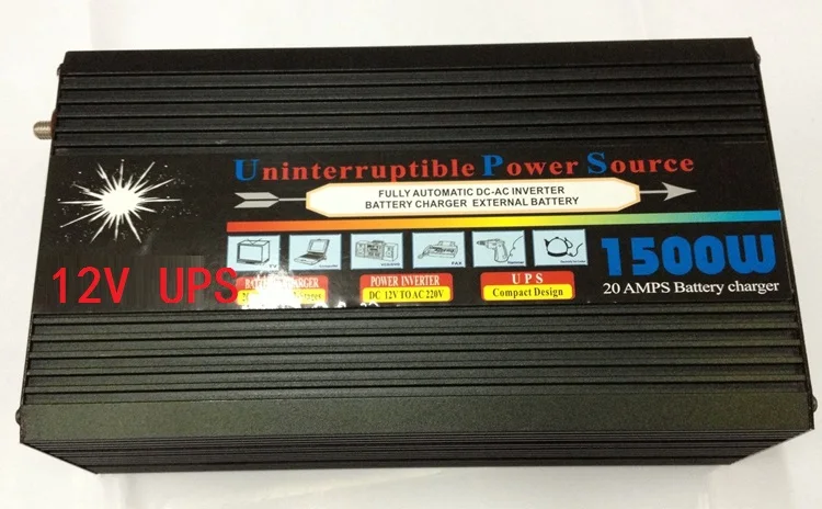 

Modified Wave Power Inverter 1.5KW 1500W DC24V to AC220V UPS Universal Uninterrupted Power Supply