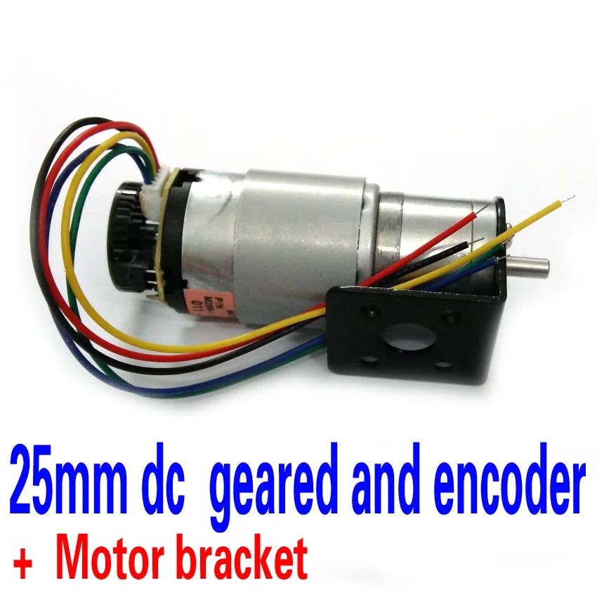 Новый мотор редуктор постоянного тока + кронштейн двигателя 12V125RPM мощный с