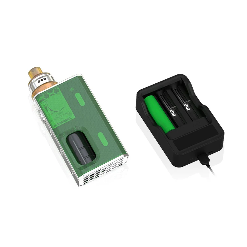 Wismec LUXOTIC BF Box Kit with Tobhino BF RDA 7.5ml Bottle 100W Vape Mod with Clapton Coil Fits 18650 Battery E Cig 011