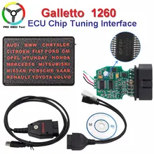 ECU Chip Tuning Tool Galletto 1260 EOBD Flasher With FTDI FT232RL Chip ECU Flasher Galletto 1260 With Multi-Languages Free Ship