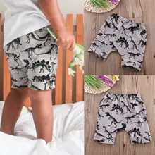 Модные Милые Удобные Пляжные шорты высокого качества с динозавром для маленьких мальчиков и девочек; Лидер продаж пляжные брюки