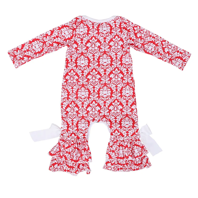 Kaiya Angel рождественские Коричневый Олень короткий рукав комбинезон для младенцев, Детская Пижама, для детей, одежда Детские комбенизоны