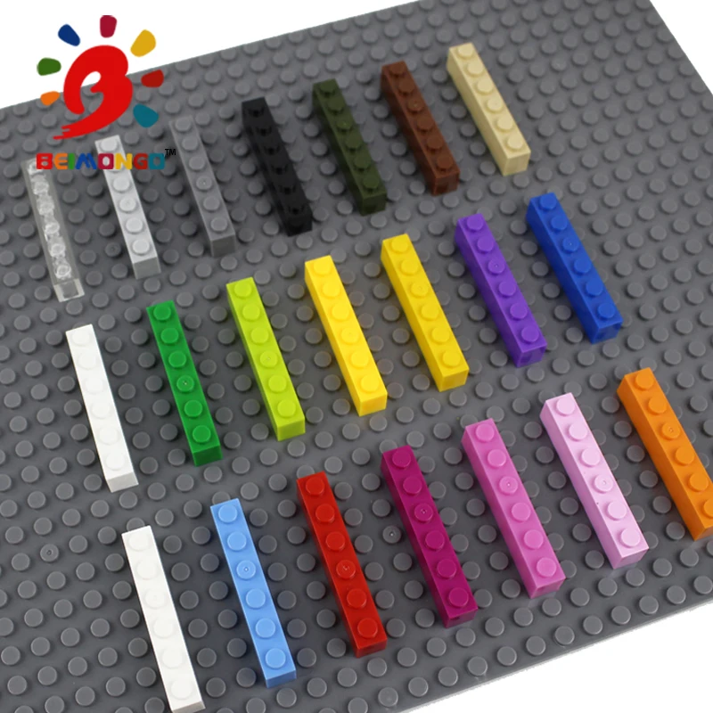 

Free Shipping!BEIMONGO Blocks Brick 1x6 Building Blocks 100PCS Pixel Educational & Intelligent DIY Kids' Toys can be compitabled