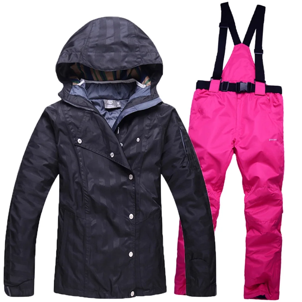 For 30 Deegree women snowboarding jackets pant suits female winter