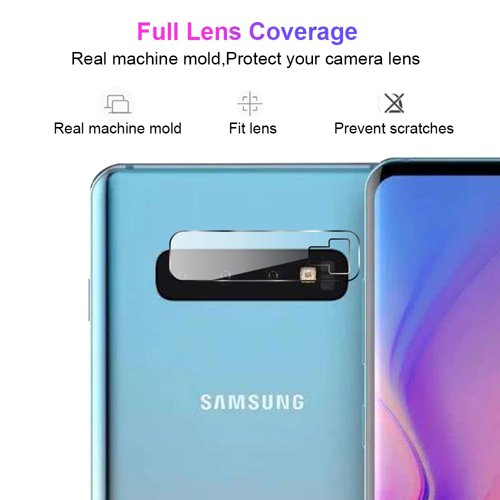 2 предмета в комплекте для samsung S10 закаленное стеклянный объектив камеры Защитная