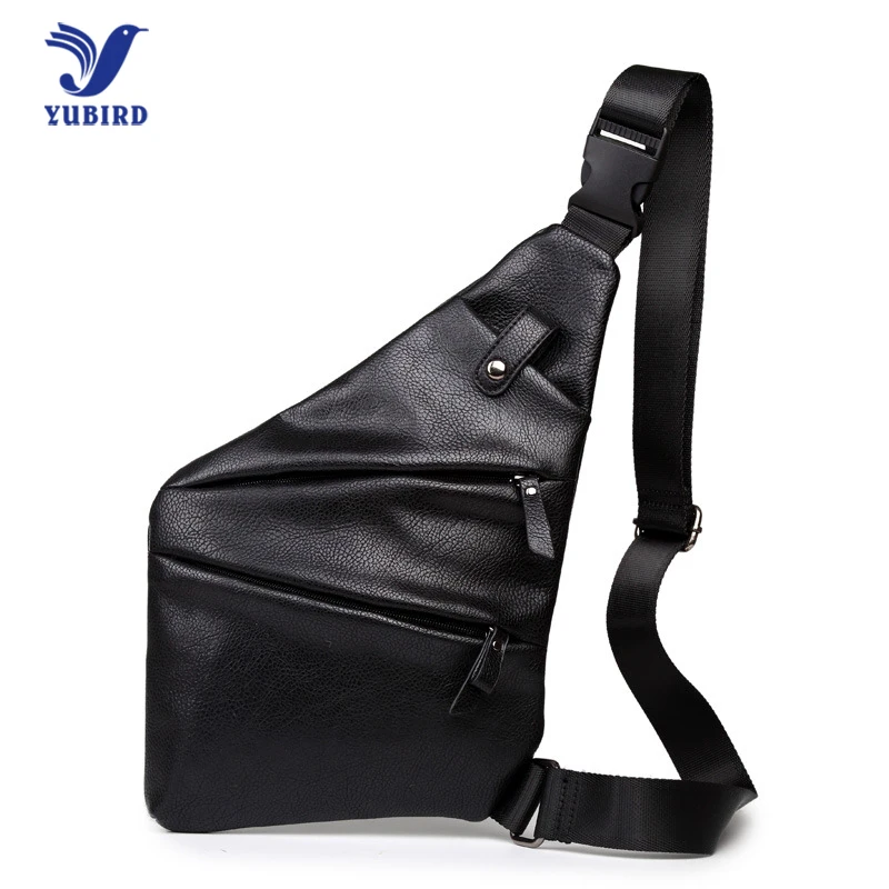 

Unisex Fashion Chest Bag Men Sling Bag Casual Pu Leather Canvas Anti Theft Crossbody Bags High Quality Shoulder Bags Chest Packs