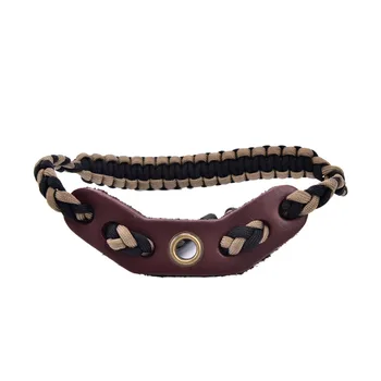 

Archery Compound Bow Adjustable Braided Nylon Cord Bow Wrist Sling Strap for Hunting Shooting Target Practice Sports Accessories
