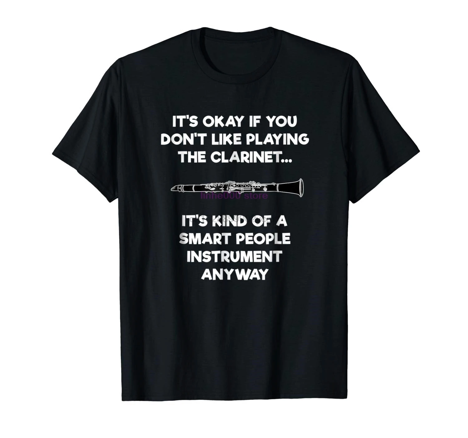 

GILDAN brand men shirt Clarinet T Shirt Funny Smart Clarinet Player