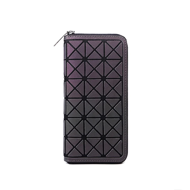 Flower-Poetry-New-Long-Women-Wallets-Geometric-Lattice-Luminous-Wallet-Women-Lutch-Purse-baobao-teira-feminina (1)