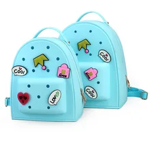 2017 sweet baby girls bolsas escuela kindergarten niños mochilas de dibujos animados de color caramelo bolsas mochila escolar infantil
