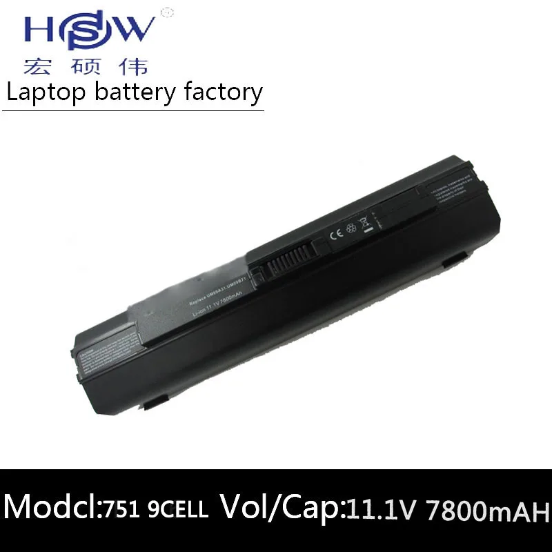 

HSW 7800MAH Laptop Battery For ACER Aspire One 531 531h 531h-0Bk 751-Bk23 751-Bk26 751-Bw26F 751h 751h-1021 751h-1153 751h-1211