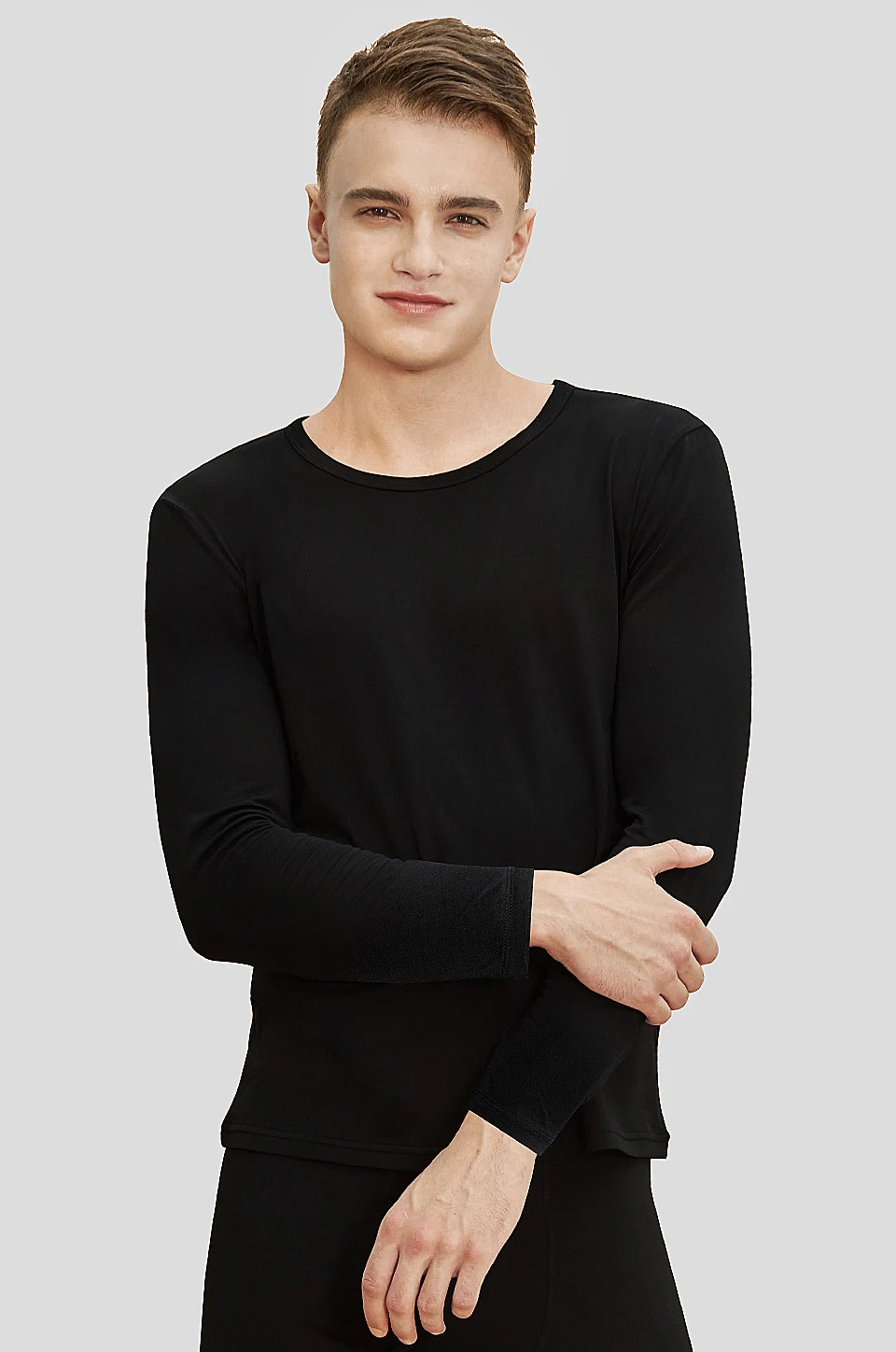 Original xiaomi mijia COTTONSMITH women's men's far infrared heat thin section set autumn pants black (2)