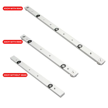 

Metal T Tracks Durable Limit Woodworking Tool Hardware for Beveled Track Pusher Chute Modification for Home Improvement