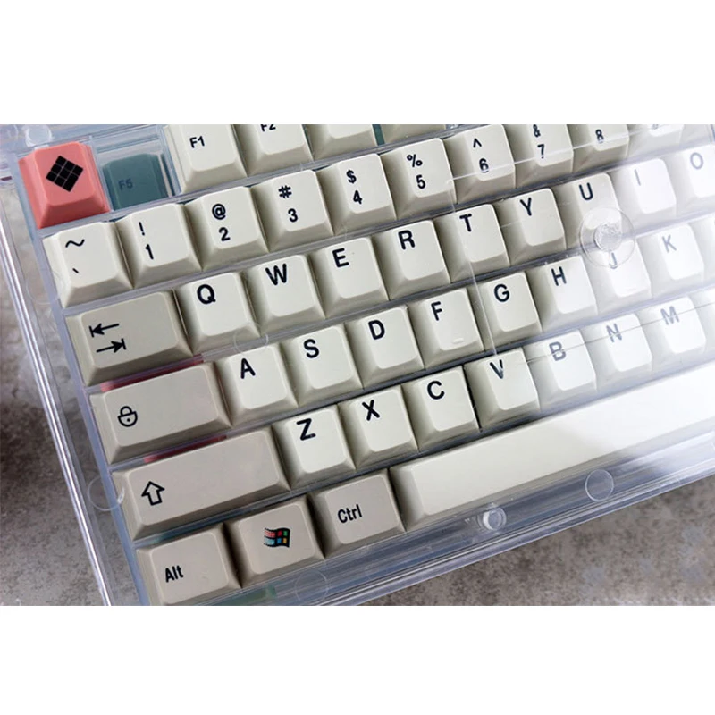 Для оригинальных DSA SA Keycaps двухслойная прозрачная пластиковая коробка для ключей