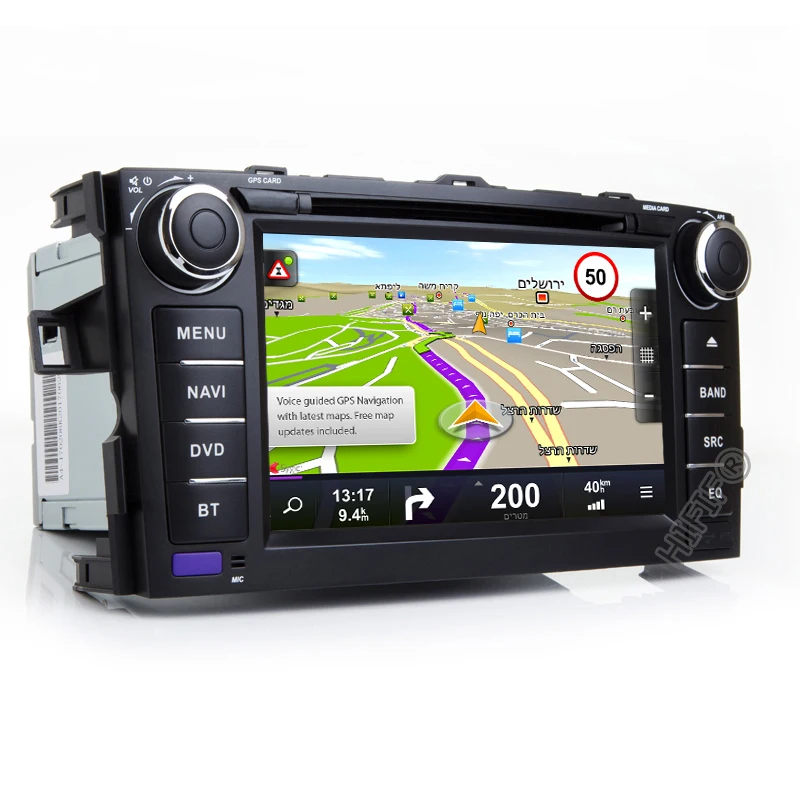 DSP IPS Android 10 2 DIN Автомобильный dvd плеер для TOYOTA AURIS Altis COROLLA 2012 2013 GPS Радио экран стерео
