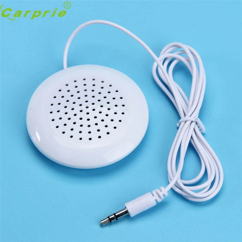 Dependable Fashion New Car Portable 3.5mm Pillow Speaker for MP3 MP4 CD iPod Phone White Ap7 dropshipping
