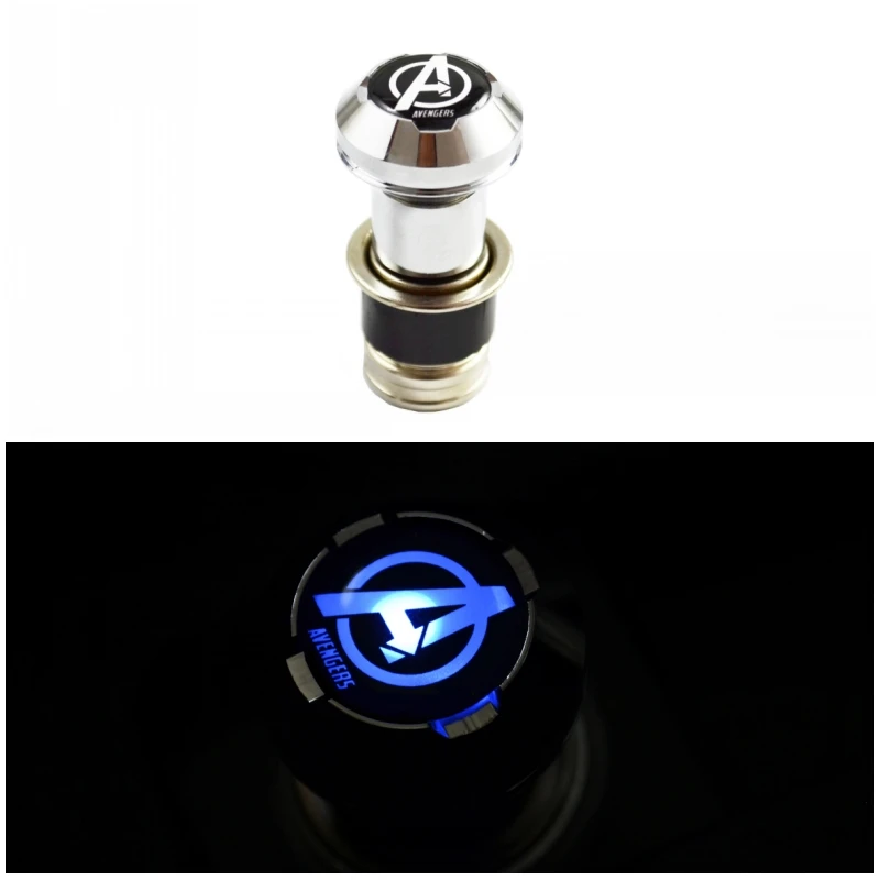 nrz Avengers Blue LED Light Car Cigarette Lighter For AUDI A1 A3 A4 A5