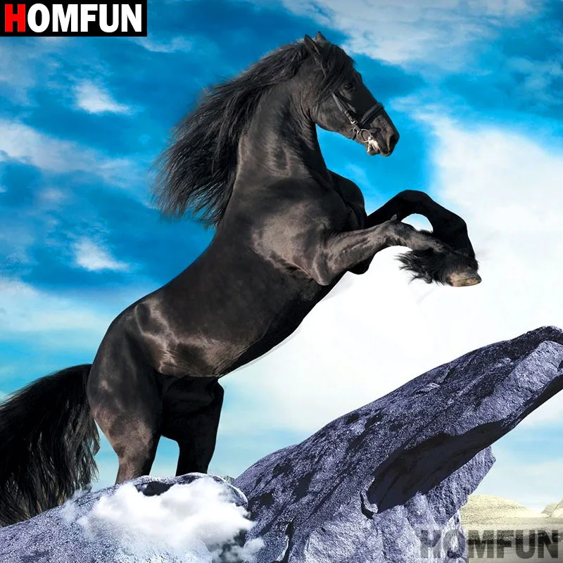 Алмазная 5D Вышивка сделай сам Homfun картина с квадратными/круглыми стразами
