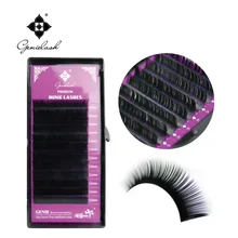 5 Чехлы 0.10 Толщина наращивания ресниц B Curl Индивидуальный норки Искусственные Поддельные Накладные ресницы