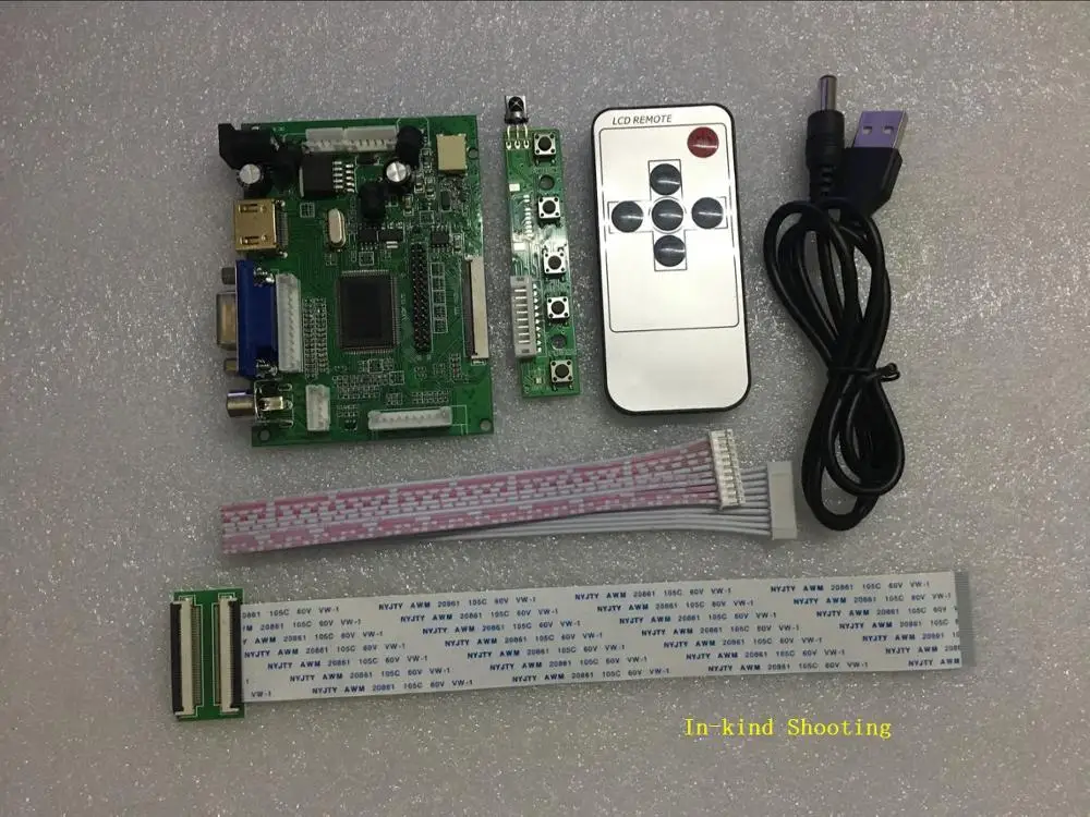 Плата контроллера HDMI VGA 2AV 50PIN TTL LVDS модуль мониторинга подходит для ЖК дисплея