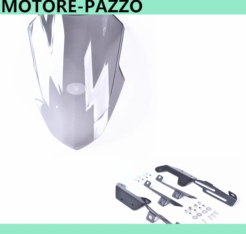 Motorcycle Windshield Wind Screen Deflectors W/ Screws Bolts Brackets For Yamaha NMAX155 NMAX