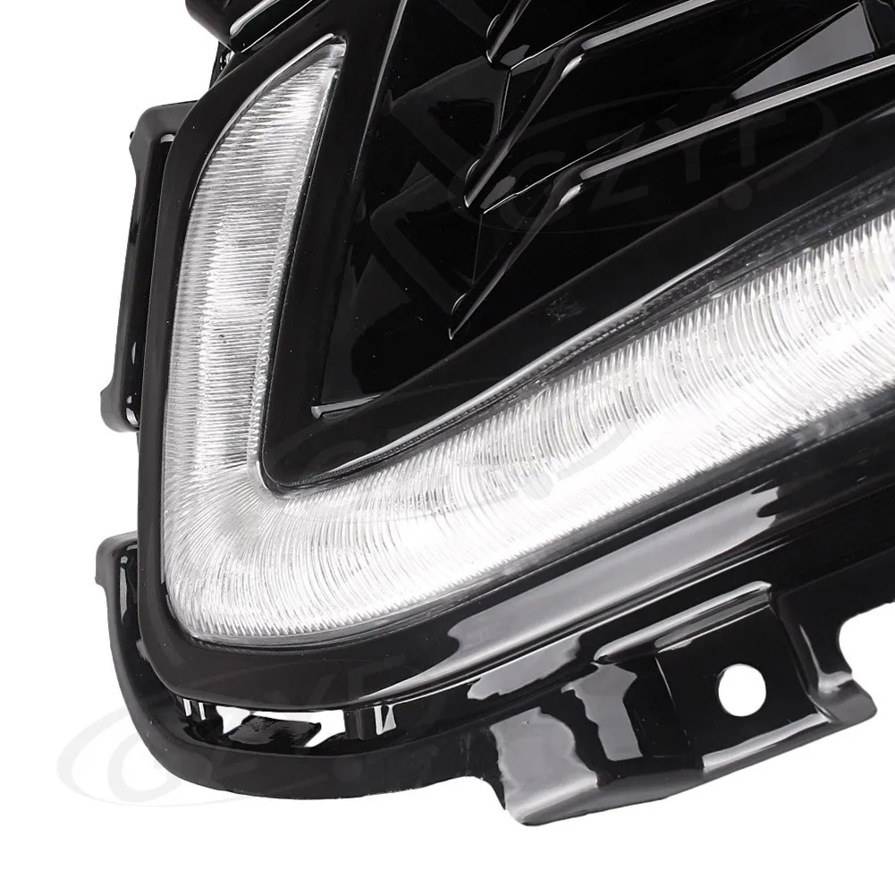 LED Daytime Running Light Turn Signal Light Lamp Assembly For Ford Fusion/Mondeo 2013-2015 Pair