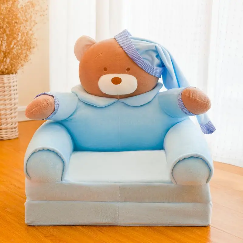 Маленький диван Сетка Красный милый детский стул домашний мультфильм складной задний диван принцесса мягкий спальня чтение - Цвет: fy6