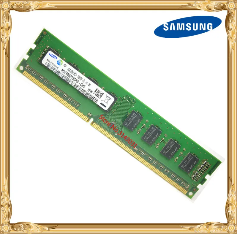Memória do Desktop de Samsung 4g Pc3-10600u pc Ram Original 10600 Ddr3 4 gb 1333 Mhz