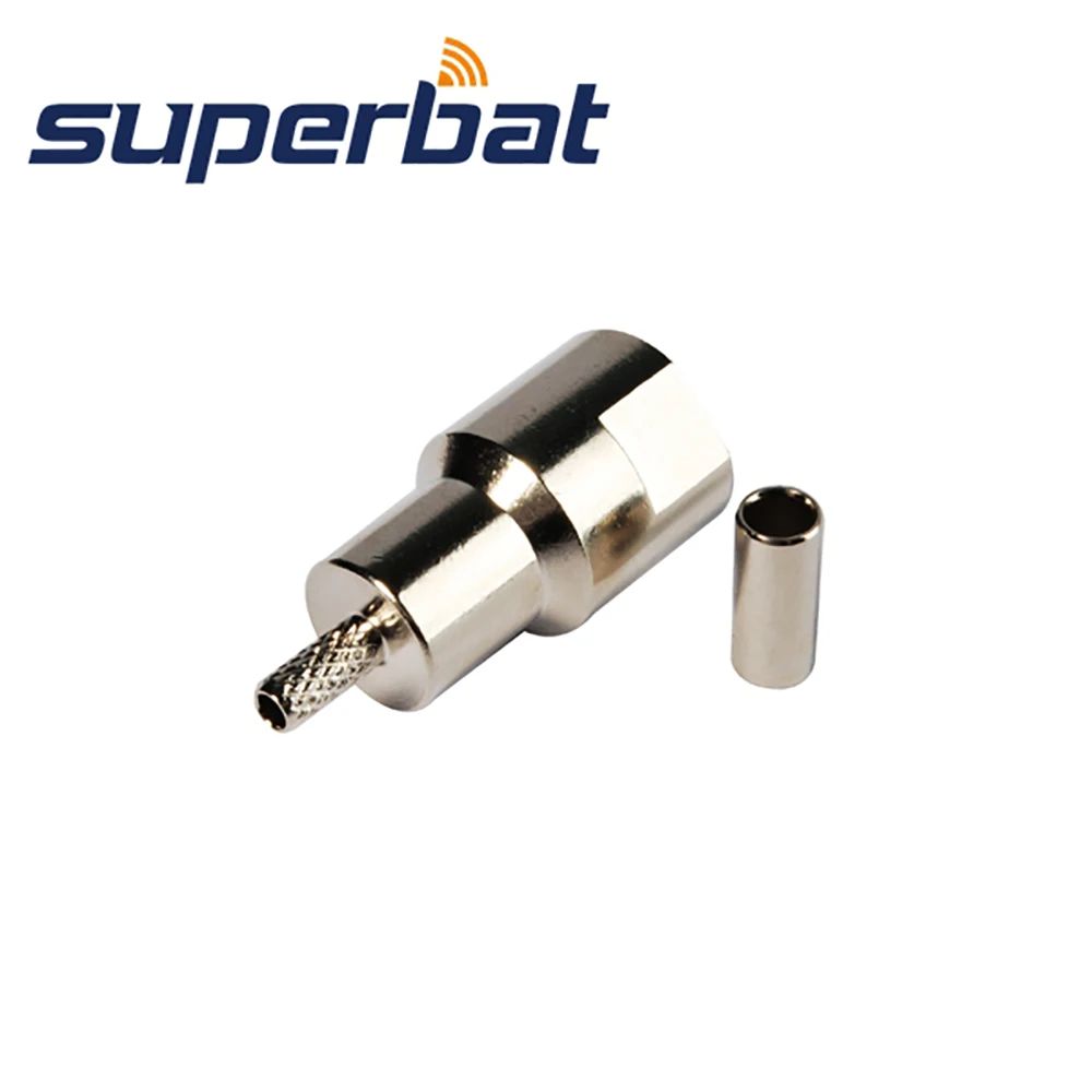 Superbat заглушка FME прямой обжим для коаксиального кабеля RG174 RG178 RG316 LMR100 RF