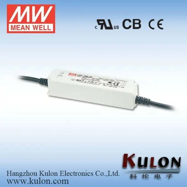 MW Mean Well LPF-16-54 54V 0.3A 16.2W Single Output Switching with PFC LED Power Supply