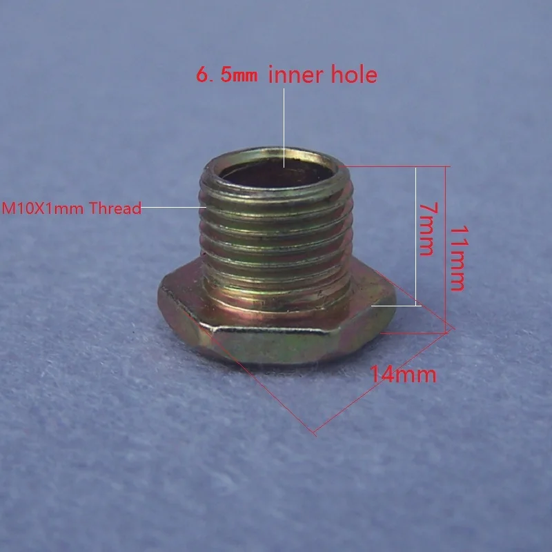 M10 Hollow screw with flanged cap m10 threaded tube lamp holder screw