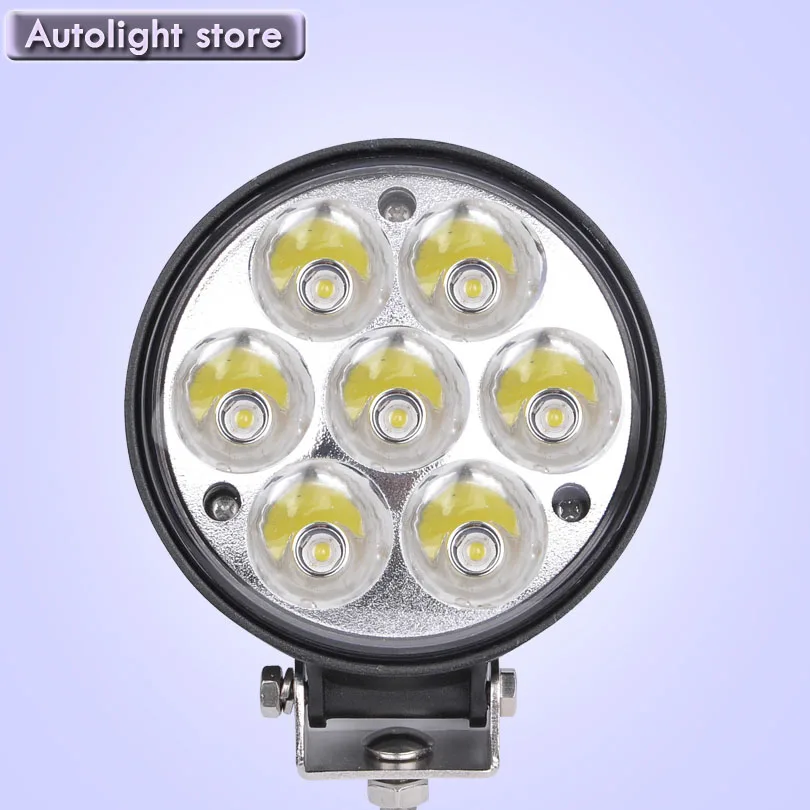 

Best price Round 12V 24V IP67 EPISATR 21W Led Work Light for SUV Atv Offroad Auto Truck Buggy 4WD Spot Beam Driving Work Light