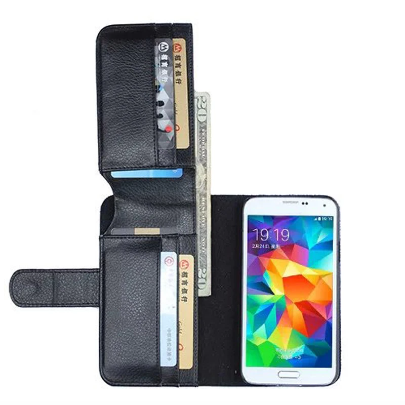 Для Samsung Galaxy S5 I9600 Мода PU кожаный кошелек стиль флип стенд телефон случае Protecive