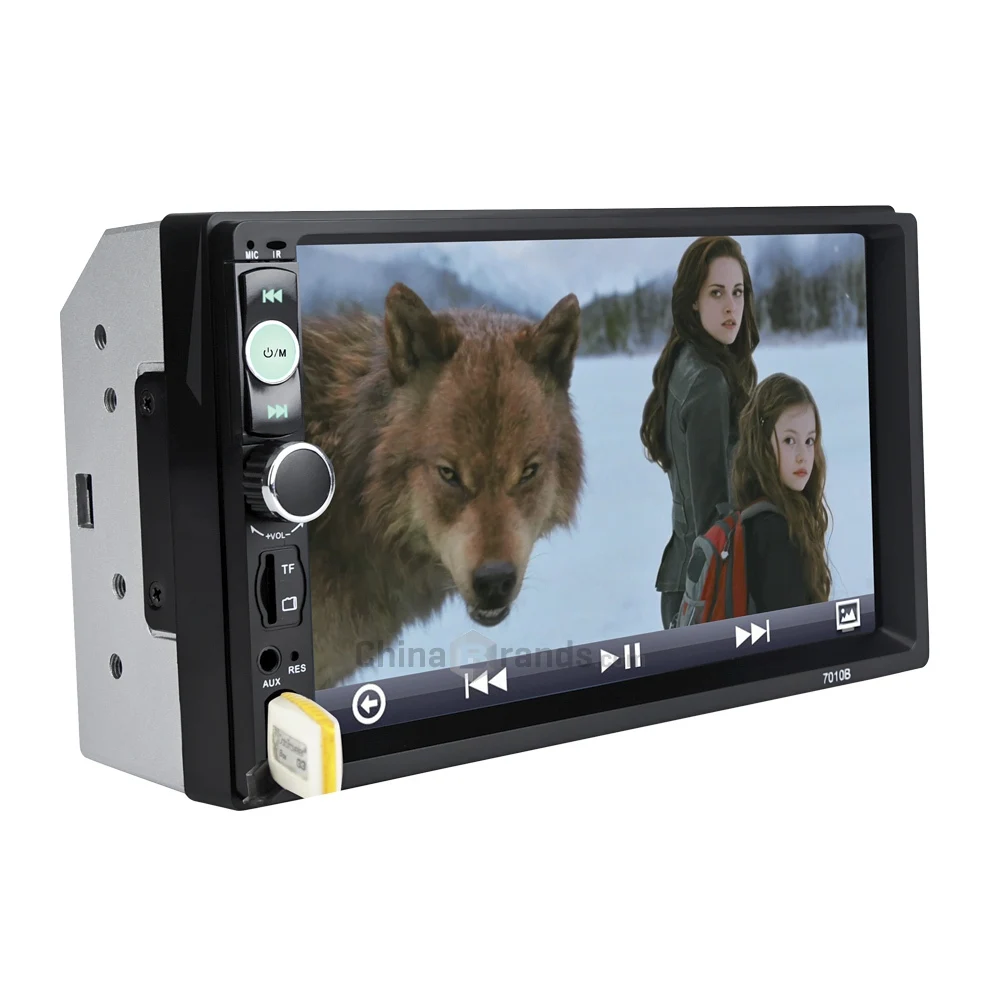 7 дюймовый TFT экран с Bluetooth 12 В 2 Din автомобильный DVD аудио стерео mp5 плеер