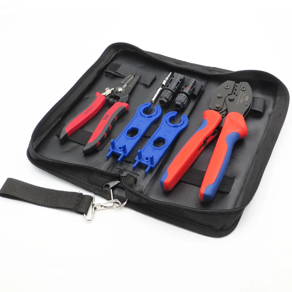 PV T Branch Solar Panel Connector 30A 1000V for 2.5/4/6mm2 cable connect 4Spanner Crimping tool | Обустройство дома