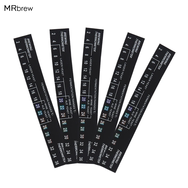 

DIGITAL STICK ON THERMOMETER FOR HOME BREW LCD THERMOMETER 2C TO 36C Beer Spirits wine 5pcs/lot