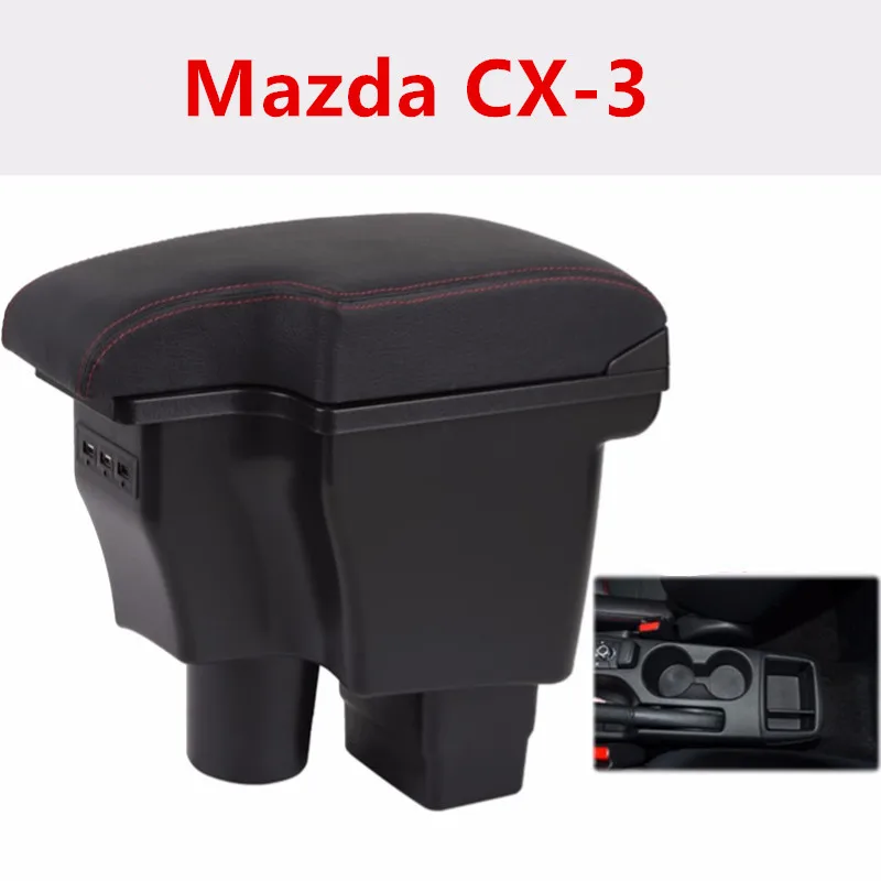 Для Mazda CX-3 CX 3 CX3 подлокотник коробка USB зарядка интерфейс