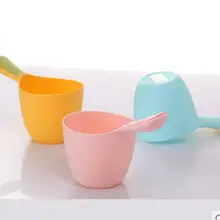 Цветной маленький водный ковш, ложка для ванной, пластиковый шампунь, чашка для шампуня, водный ковш
