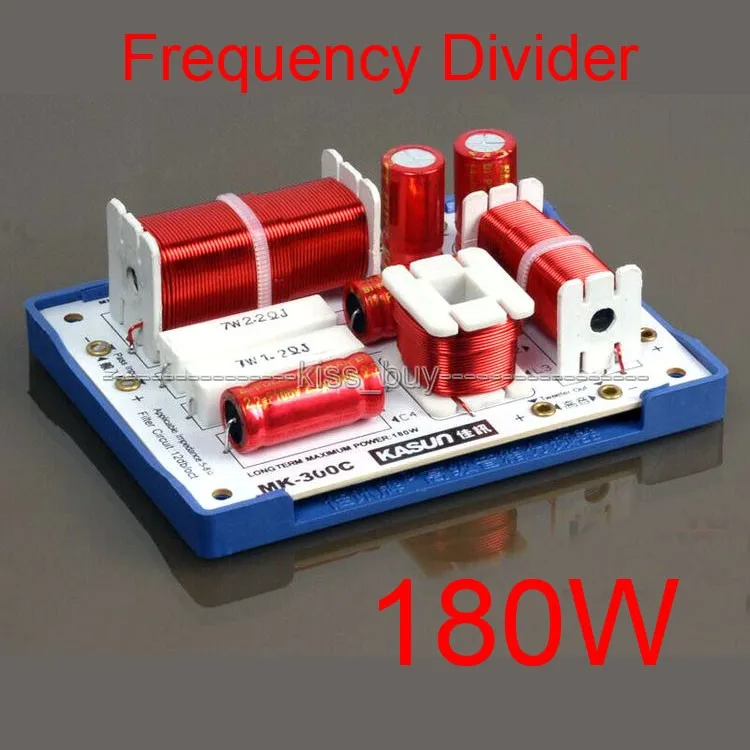 

KASUN 3 way HI-FI audio Frequency divider Crossover MK-300C 180W 8ohm tweeter/Mid/woofer filter for HIFI amplifer speaker