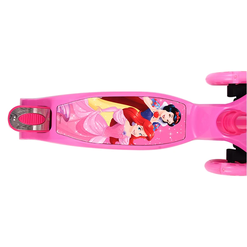 Disney Mickey aluminium folding kickboard scooter for children foot 3 wheel kick scooter kids (3)