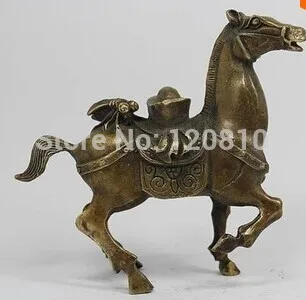 

Collectibles Chinese copper horse and cicada Figures Statues