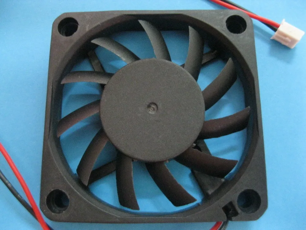 10 Pcs Brushless DC Cooling Fan 5V 6010S 11 Blades 2wires 60x60x10mmin