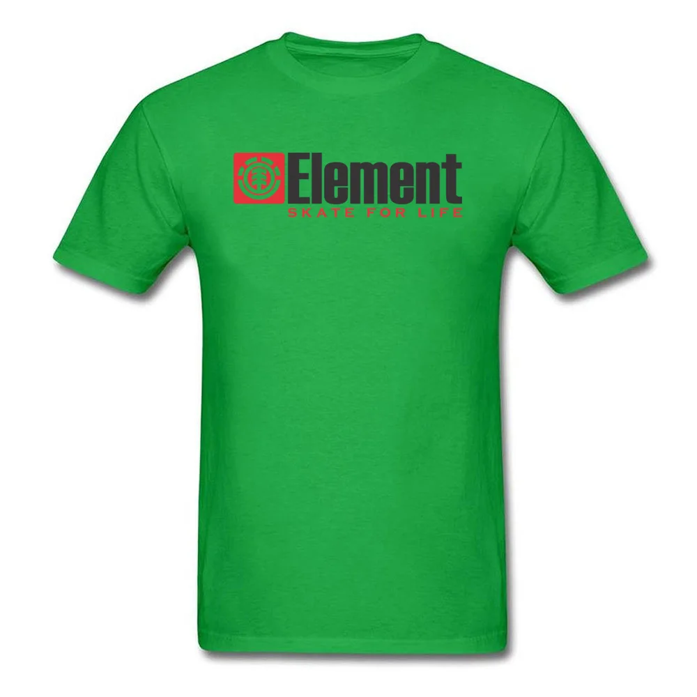 Ele, Мужская футболка, Мужская футболка для скейтера, Ele, Мужская футболка для скейта на всю жизнь, Топы И Футболки с простым буквенным принтом, футболка на заказ, хлопковая белая одежда размера плюс - Цвет: Green