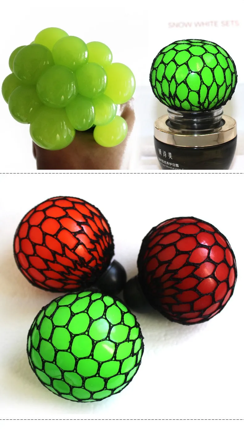 Soft Anti Stress Ball Toys Novelty Gags Practical Jokes Funny Gadgets Grape Vent Ball Toy Soft Anti Stress Ball Toys (4)